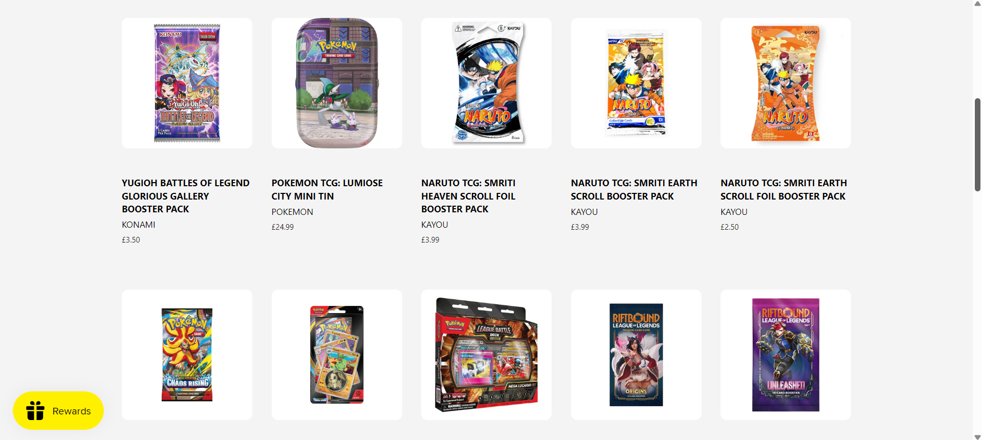 Crazy Thumbs Shopify website screenshot 3